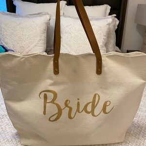 Bride tote bag